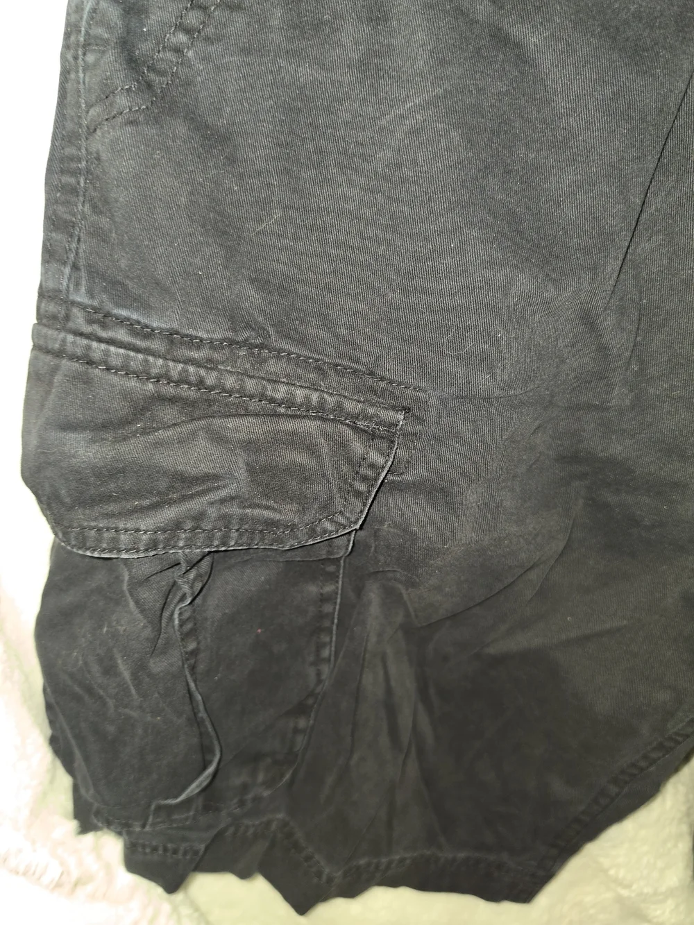 St. John's Bay Black Cargo Shorts